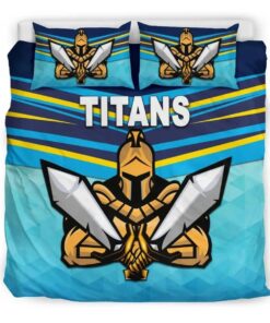 Gold Coast Titans Bedding Set Best Gift For Fans 4