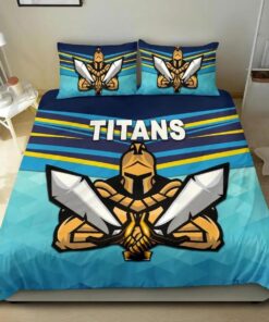 Gold Coast Titans Bedding Set Best Gift For Fans 5