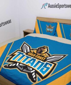 Gold Coast Titans Blue Gold Duvet Covers 4