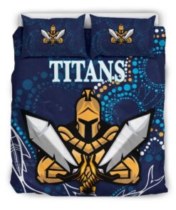 Gold Coast Titans Gladiator Indigenous Doona Cover 3