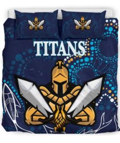 Gold Coast Titans Gladiator Indigenous Doona Cover 4