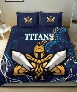 Gold Coast Titans Gladiator Indigenous Doona Cover 5