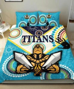 Gold Coast Titans Gladiator Unique Indigenous Doona Cover 5