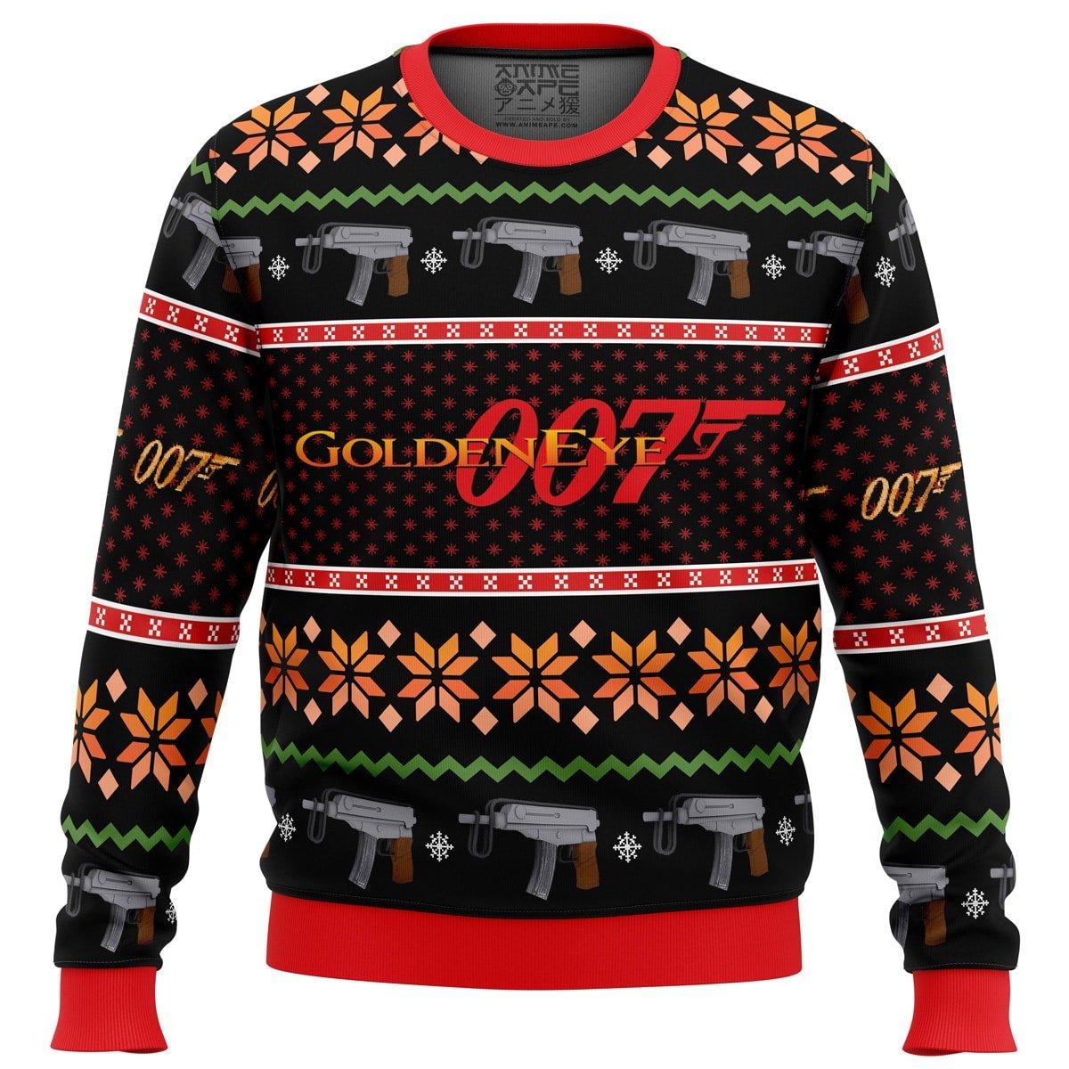 Golden Eye V2 Funny Ugly Christmas Sweater