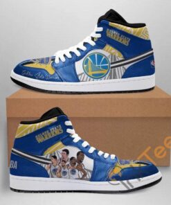 Golden State Warriors Members Air Jordan 1 High Sneakers Gift
