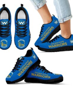 Golden State Warriors Running Shoes Black Blue
