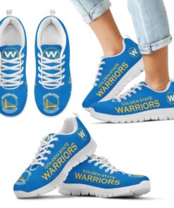 Golden State Warriors Running Shoes Black Blue 3