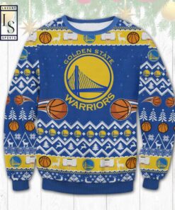Golden State Warriors Ugly Christmas Sweater For Men And Women