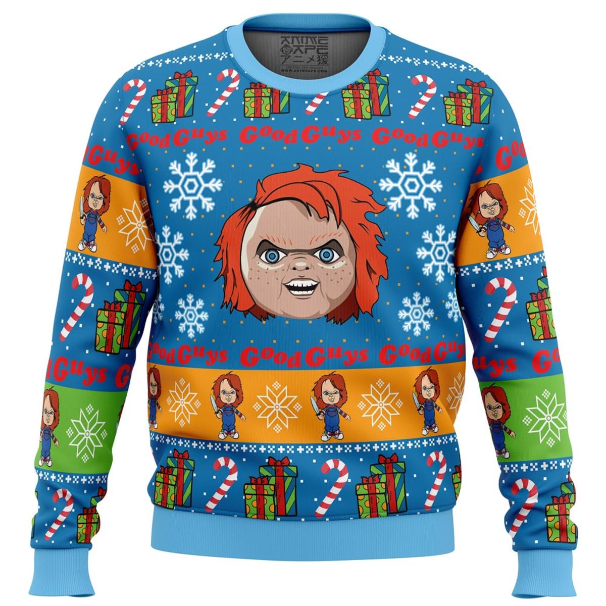 Tis Over 9000 Dragon Ball Z Ugly Xmas Sweater