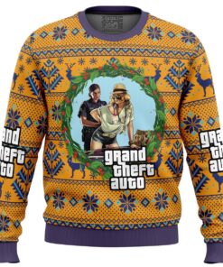 Grand Theft Xmas Gta Ugly Christmas Sweater Gift