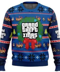 Grand Theft Xmas Gta Ugly Christmas Sweater Gift