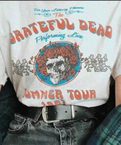 Grateful Dead 1987 Summer Tour Concert T-shirt Best Gift For Fans