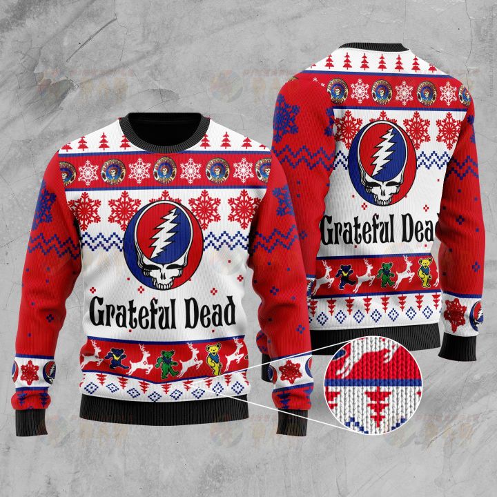 Grateful Dead Funny Ugly Christmas Sweater