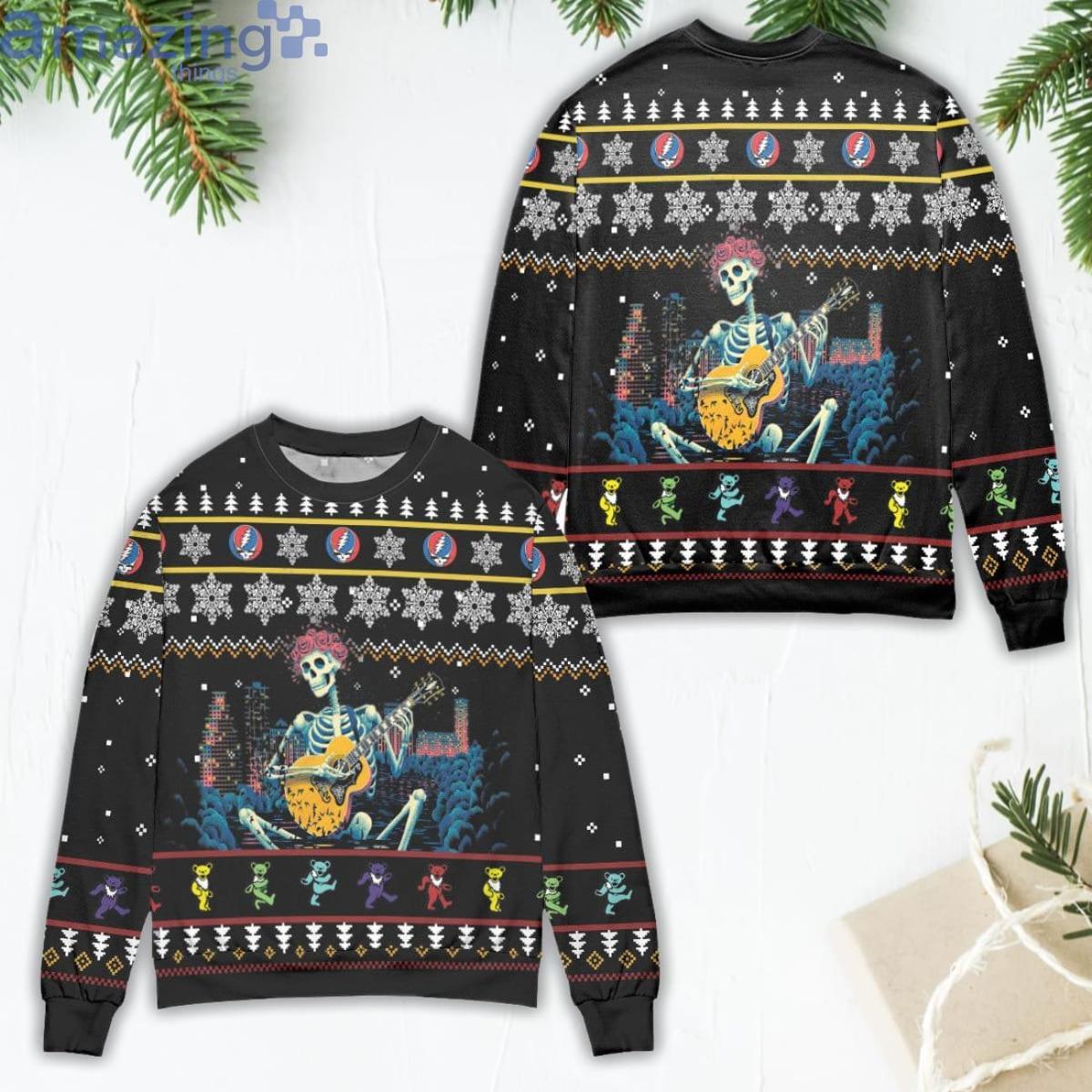 Grateful Dead Jerry Garcia Funny Christmas Sweater