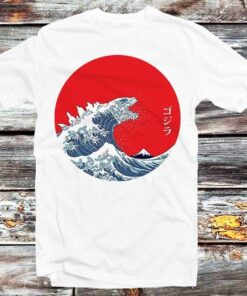 Great Wave Off Kanagawa Japanese Artwork T-shirt Hokusai Aesthetic Shirt