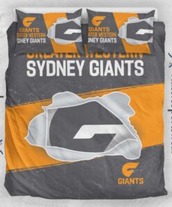 Greater Western Sydney Giants Bedding Set Gift For Fans 3