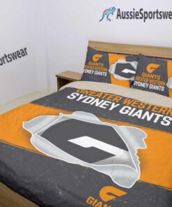 Greater Western Sydney Giants Bedding Set Gift For Fans 4