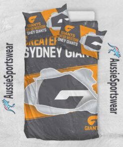 Greater Western Sydney Giants Bedding Set Gift For Fans 5