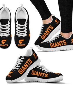 Greater Western Sydney Giants Black Running Shoes
