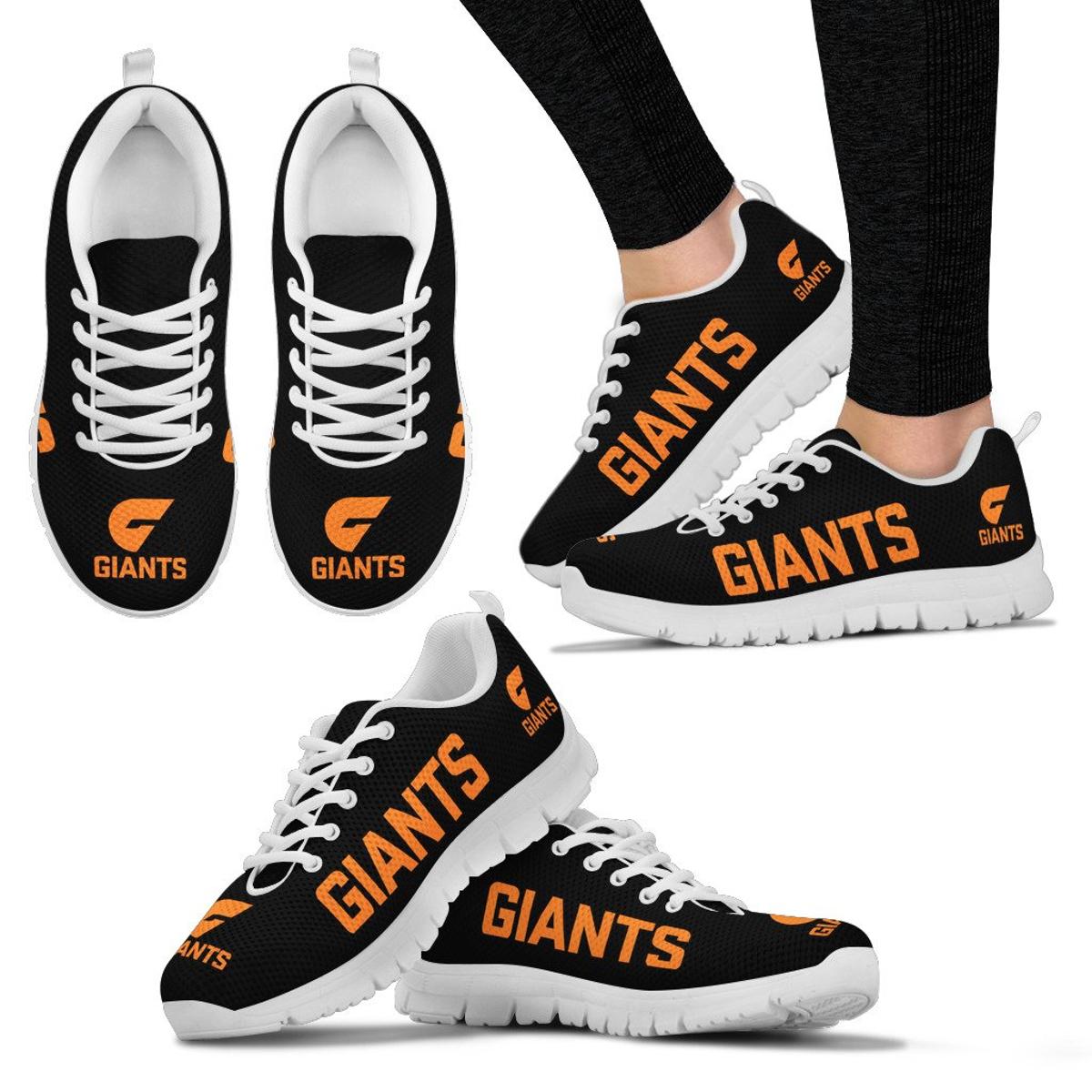 Greater Western Sydney Giants Black Running Shoes