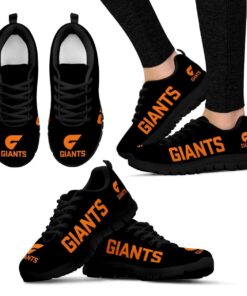 Greater Western Sydney Giants Black Running Shoes 5