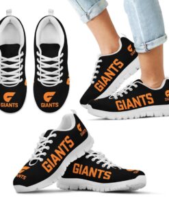 Greater Western Sydney Giants Black Running Shoes 6