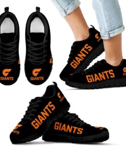 Greater Western Sydney Giants Black Running Shoes 7