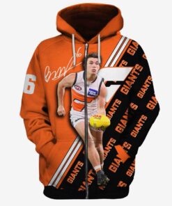 Greater Western Sydney Giants Brent Daniels Zip Hoodie Best Gift For Fans