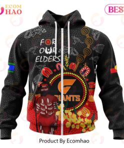 Greater Western Sydney Giants Custom Name Number Special Edition Naidoc Zip Hoodie