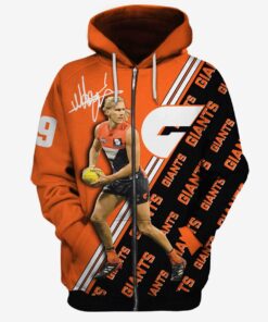 Greater Western Sydney Giants Nick Haynes Zip Hoodie Funny Gift For Fans