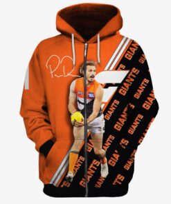 Greater Western Sydney Giants Phil Davis Zip Hoodie Funny Gift For Fans