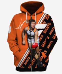 Greater Western Sydney Giants Toby Greene Zip Hoodie Gift For Fans