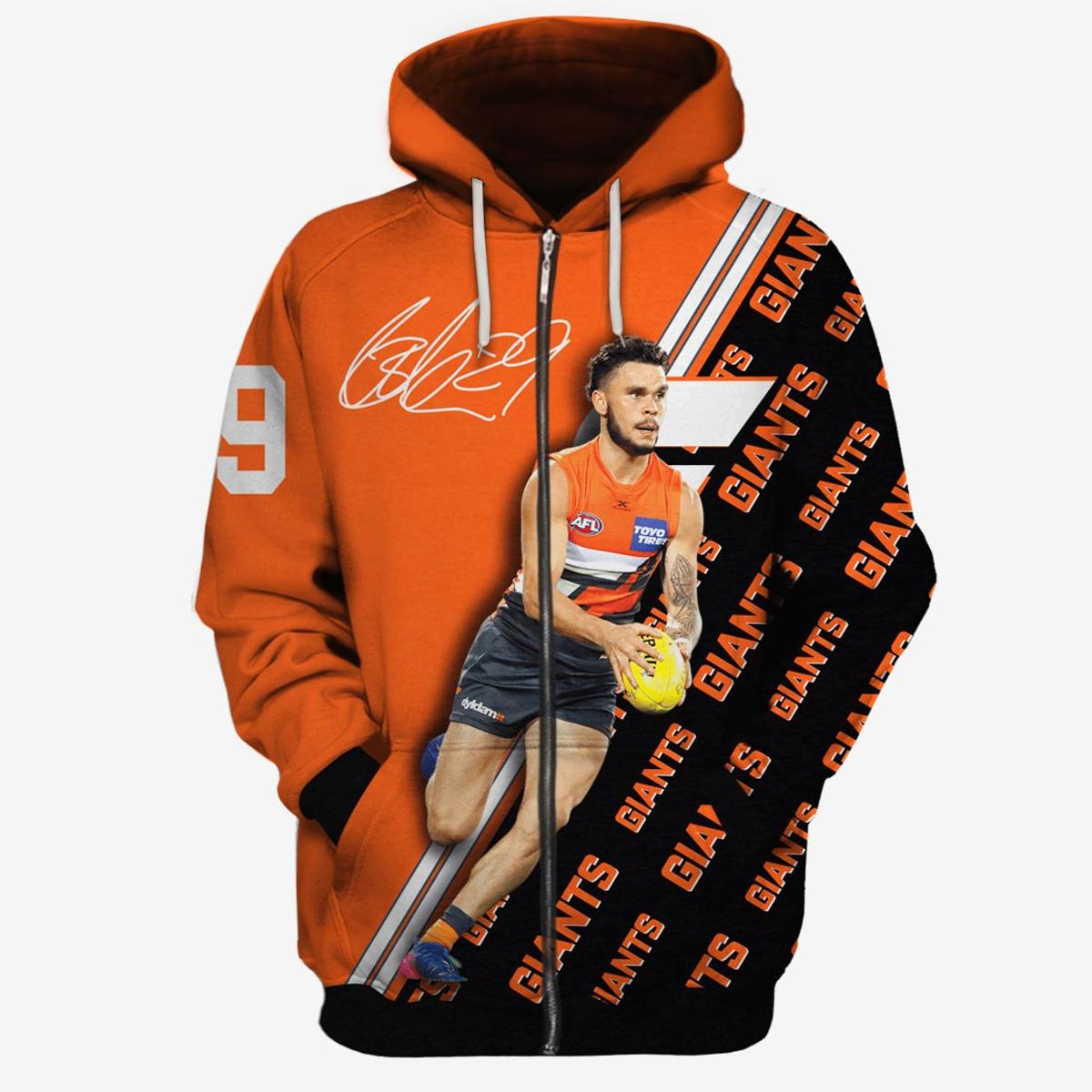 Greater Western Sydney Giants Tim Taranto Zip Hoodie Gift For Fans