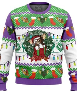 Gremlins Green Plus Size Ugly Xmas Sweater Best Holiday Gift For Movie Fans