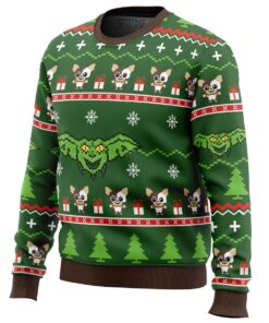 Gremlins Green Plus Size Ugly Xmas Sweater Best Holiday Gift For Movie Fans