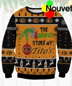 Vodka Ho Ho Ho Tito’s Vodka Ugly Sweater