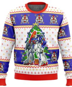 Gundam Helmet Xmas Sweater