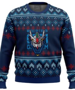 Xmas Tree Gundam Funny Ugly Christmas Sweater Best Gift For Fans