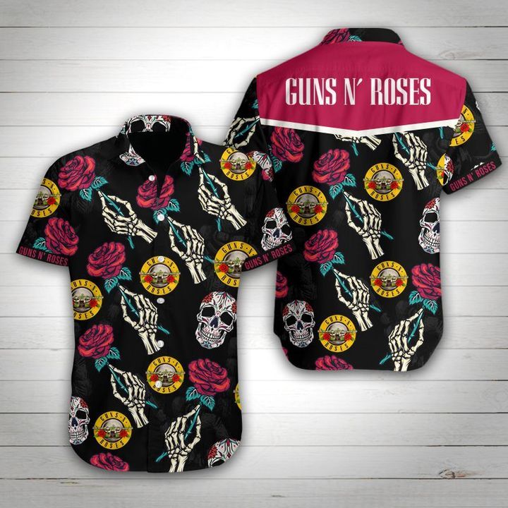 Guns Nâ€™ Roses Funko Pop Funny Hawaiian Shirt Outfit For Men Women