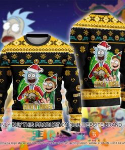 Guns N’ Roses Rick And Morty Funny Christmas Sweater
