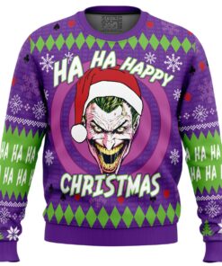 Ha Ha Happy Christmas Joker Ugly Xmas Sweater Best Christmas Gift For Fans