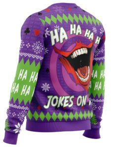 Ha Ha Happy Christmas Joker Ugly Xmas Sweater Best Christmas Gift For Fans 3