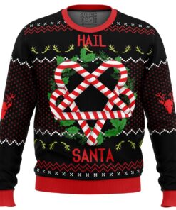 Hail Santa Plus Size Ugly Xmas Sweater Best Holiday Gift For Fans