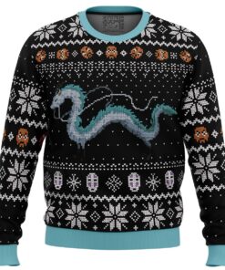 Haku Spirited Away Character Ugly Christmas Sweater Gift For Studio Ghibli Fans