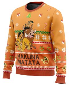 Hakuna Matata Christmas Sweater Men