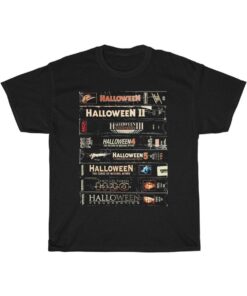 Halloween Series Tapes Collection Michael Myers T-shirt