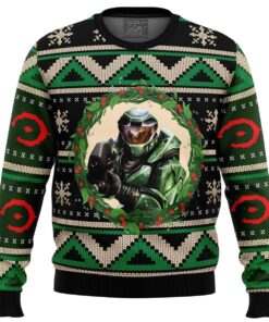 Happy Halo-days Halo Game Series Ugly Christmas Sweater Funny Gift For Game Lover