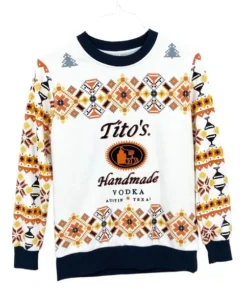 Handmade Vodka Titos Ugly Christmas Sweater 1