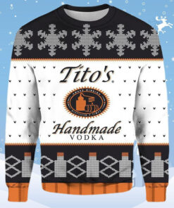 Ho Ho Ho Titos Vodka Christmas Sweater