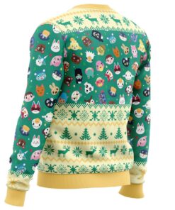 Happy Animal Villagers Animal Crossing Xmas Theme Ugly Christmas Sweater Best Gift For Fans 3